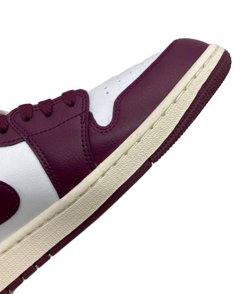 NIKE（ナイキ）NIKE (ナイキ) WMNS AIR JORDAN 1 LOW パープル×ホワイト サイズ:US11(ウィメンズサイズ)の古着・服飾アイテム