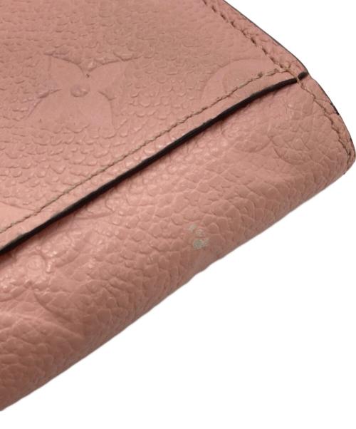 LOUIS VUITTON（ルイ ヴィトン）LOUIS VUITTON (ルイ ヴィトン) ポルトフォイユ・ゾエ ピンクの古着・服飾アイテム