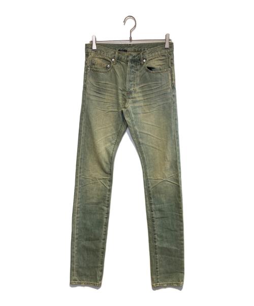 DIOR HOMME（ディオール オム）DIOR HOMME (ディオール オム) Stripアイスブルー爪痕デニムパンツ インディゴ サイズ:28の古着・服飾アイテム