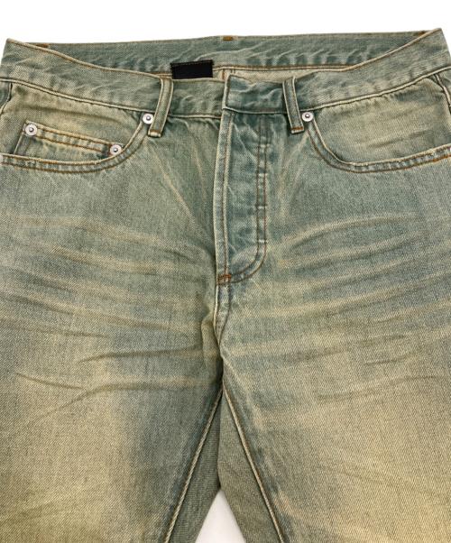 DIOR HOMME（ディオール オム）DIOR HOMME (ディオール オム) Stripアイスブルー爪痕デニムパンツ インディゴ サイズ:28の古着・服飾アイテム