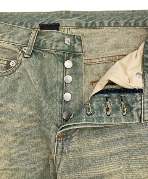 DIOR HOMME（ディオール オム）DIOR HOMME (ディオール オム) Stripアイスブルー爪痕デニムパンツ インディゴ サイズ:28の古着・服飾アイテム