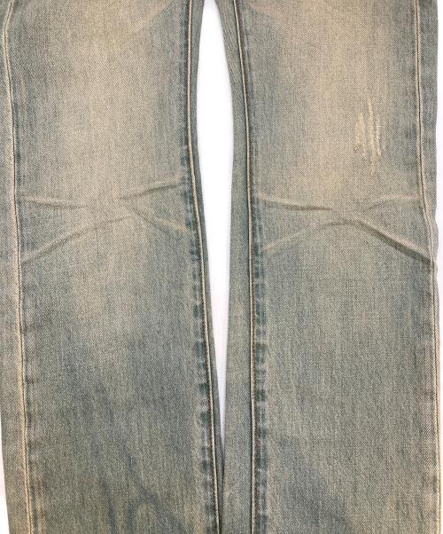 DIOR HOMME（ディオール オム）DIOR HOMME (ディオール オム) Stripアイスブルー爪痕デニムパンツ インディゴ サイズ:28の古着・服飾アイテム