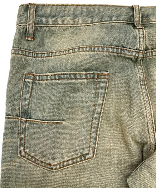 DIOR HOMME（ディオール オム）DIOR HOMME (ディオール オム) Stripアイスブルー爪痕デニムパンツ インディゴ サイズ:28の古着・服飾アイテム