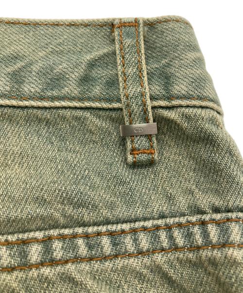 DIOR HOMME（ディオール オム）DIOR HOMME (ディオール オム) Stripアイスブルー爪痕デニムパンツ インディゴ サイズ:28の古着・服飾アイテム