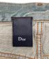 中古・古着 DIOR HOMME (ディオール オム) Stripアイスブルー爪痕デニムパンツ インディゴ サイズ:28：270000円