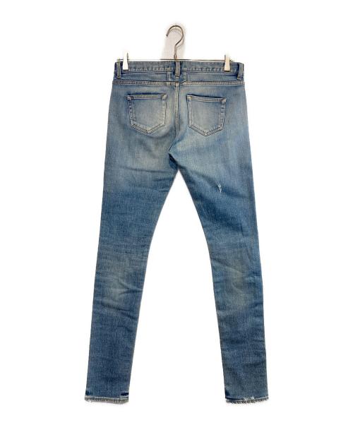 Saint Laurent Paris（サンローランパリ）Saint Laurent Paris (サンローランパリ) ウォッシュドスキニーデニムパンツ インディゴ サイズ:27の古着・服飾アイテム