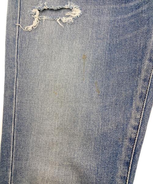 Saint Laurent Paris（サンローランパリ）Saint Laurent Paris (サンローランパリ) ウォッシュドスキニーデニムパンツ インディゴ サイズ:27の古着・服飾アイテム