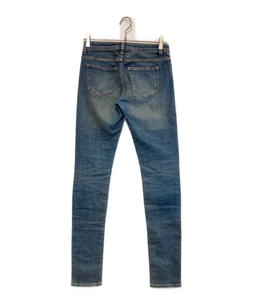 Saint Laurent Paris（サンローランパリ）Saint Laurent Paris (サンローランパリ) ウォッシュドスキニーデニムパンツ インディゴ サイズ:27の古着・服飾アイテム