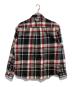 WHITE MOUNTAINEERING (ホワイトマウンテ二アニング) チェックシャツ ブラック×レッド サイズ:3：7000円