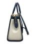 MICHAEL KORS (マイケルコース) MARILYN サッチェル 2WAYバッグ ネイビー×ホワイト：10000円