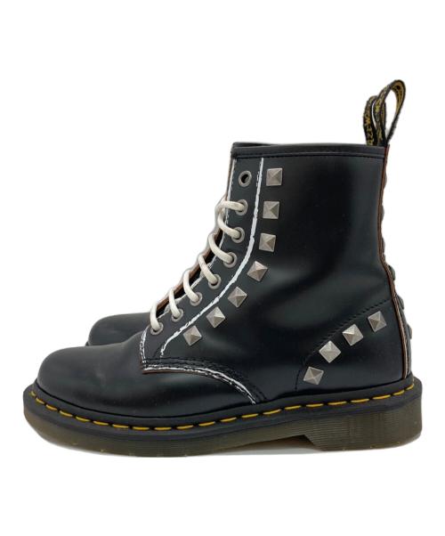 Dr.Martens（ドクターマーチン）Dr.Martens (ドクターマーチン) 1460 STUD 8ホール ブーツ ブラック サイズ:UK5の古着・服飾アイテム