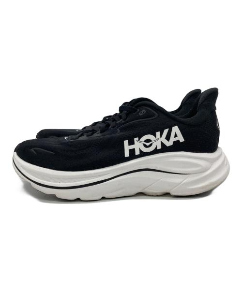 HOKAONEONE（ホカオネオネ）HOKAONEONE (ホカオネオネ) W CLIFTON 10 ホワイト×ブラック サイズ:US7.5Bの古着・服飾アイテム