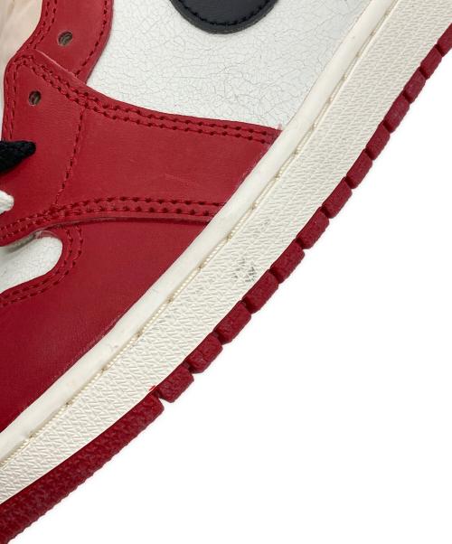 NIKE（ナイキ）NIKE (ナイキ) AIR JORDAN 1 RETRO HIGH OG レッド×ホワイト サイズ:US10.5 未使用品の古着・服飾アイテム