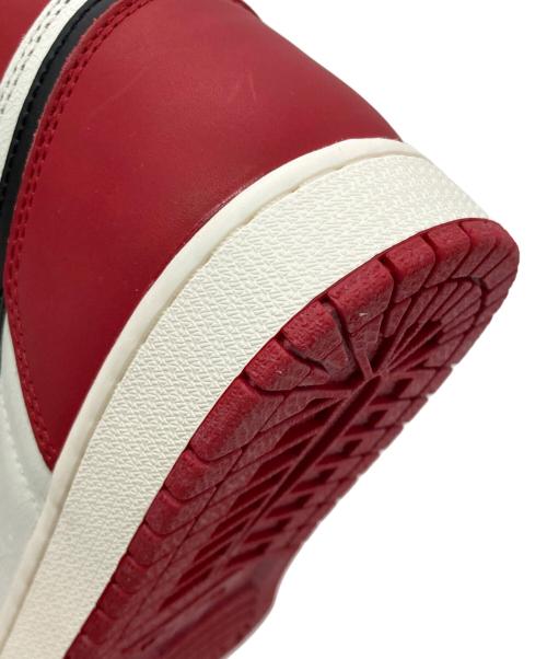 NIKE（ナイキ）NIKE (ナイキ) AIR JORDAN 1 RETRO HIGH OG レッド×ホワイト サイズ:US10.5 未使用品の古着・服飾アイテム