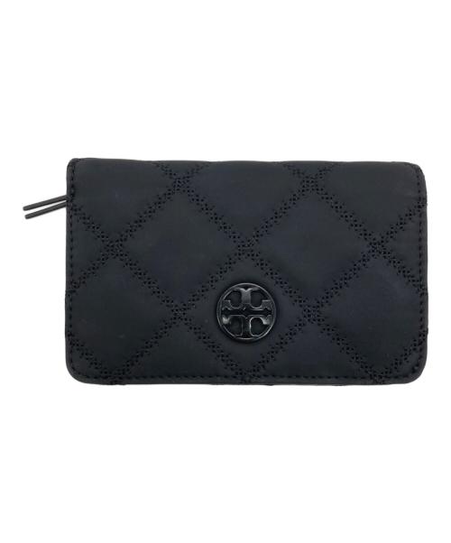 TORY BURCH（トリーバーチ）TORY BURCH (トリーバーチ) キルティングウォレット ブラックの古着・服飾アイテム