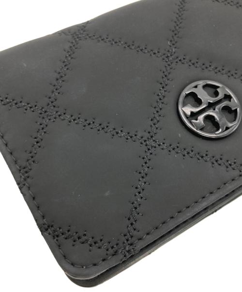 TORY BURCH（トリーバーチ）TORY BURCH (トリーバーチ) キルティングウォレット ブラックの古着・服飾アイテム