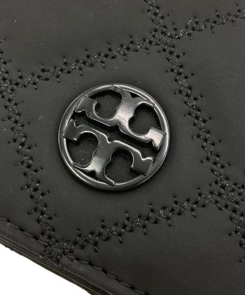 TORY BURCH（トリーバーチ）TORY BURCH (トリーバーチ) キルティングウォレット ブラックの古着・服飾アイテム