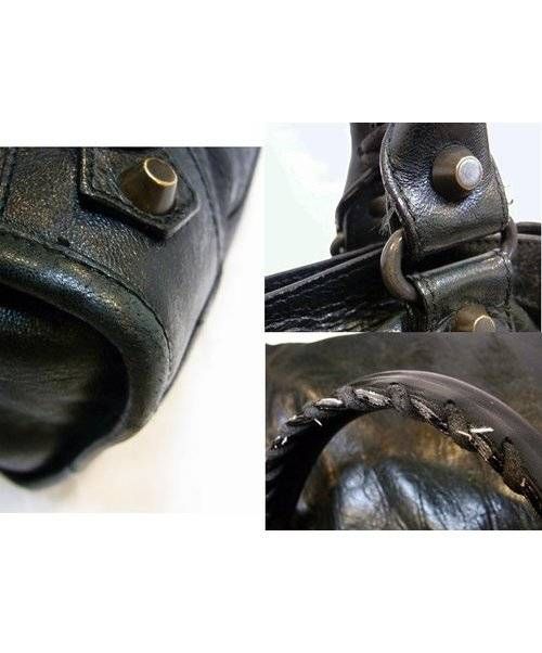 BALENCIAGA（バレンシアガ）BALENCIAGA(バレンシアガ)エディターズバッグ THE CITY(ザ・シティ)SIZEM ブラックの古着・服飾アイテム