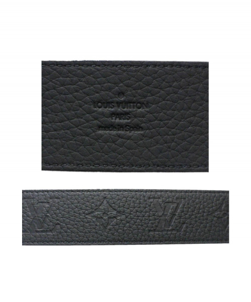 LOUIS VUITTON（ルイ ヴィトン）LOUIS VUITTON (ルイヴィトン) サンチュールLVシャープ ブラック サイズ:-の古着・服飾アイテム