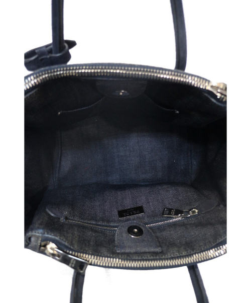 PRADA（プラダ）PRADA (プラダ) トートバッグ ブルー 194　B2692Hの古着・服飾アイテム
