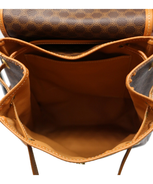 CELINE（セリーヌ）CELINE (セリーヌ) リュック ブラウン マカダムの古着・服飾アイテム