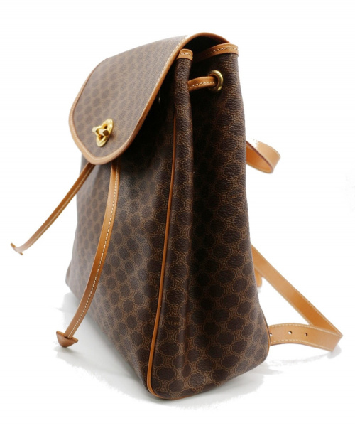 CELINE（セリーヌ）CELINE (セリーヌ) リュック ブラウン マカダムの古着・服飾アイテム