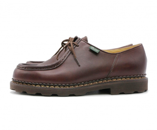 PARABOOT（パラブーツ）PARABOOT (パラブーツ) チロリアンシューズ ブラウン サイズ:41/2の古着・服飾アイテム