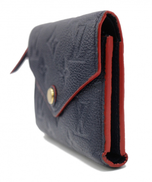 LOUIS VUITTON（ルイ ヴィトン）LOUIS VUITTON (ルイヴィトン) ポルトフォイユ・ヴィクトリーヌ ネイビー サイズ:- モノグラム・アンプラント M64577 SP1127の古着・服飾アイテム