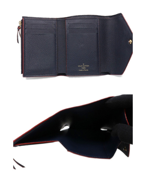 LOUIS VUITTON（ルイ ヴィトン）LOUIS VUITTON (ルイヴィトン) ポルトフォイユ・ヴィクトリーヌ ネイビー サイズ:- モノグラム・アンプラント M64577 SP1127の古着・服飾アイテム