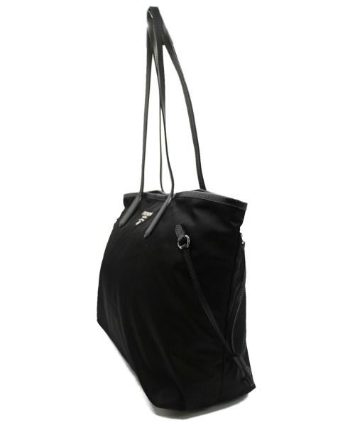 PRADA（プラダ）PRADA (プラダ) TESSUTOナイロントートバッグ ブラック BR3924 25の古着・服飾アイテム