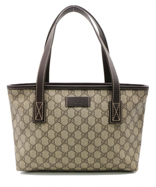 GUCCI（グッチ）GUCCI (グッチ) ハンドバッグ ベージュ 211138 002123の古着・服飾アイテム