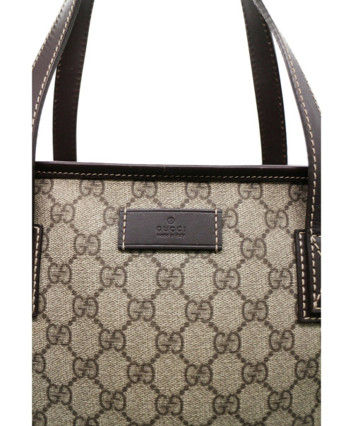 GUCCI（グッチ）GUCCI (グッチ) ハンドバッグ ベージュ 211138 002123の古着・服飾アイテム