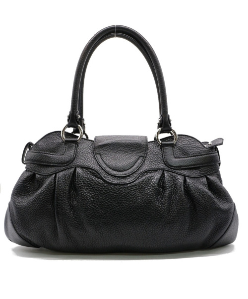 Salvatore Ferragamo（サルヴァトーレ フェラガモ）Salvatore Ferragamo (サルヴァトーレフェラガモ) ガンチーニマリッサハンドバッグ ブラック AB-21 B234 レザーの古着・服飾アイテム