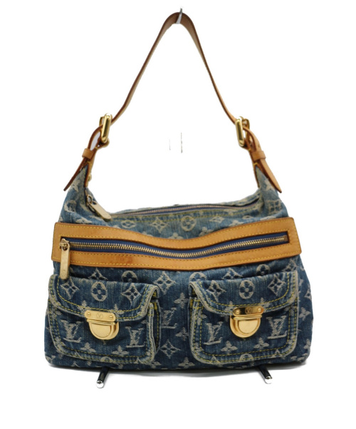 LOUIS VUITTON（ルイ ヴィトン）LOUIS VUITTON (ルイヴィトン) バギーPM ブルー サイズ:PM M95049 製造番号FL(カスレにより詳細不明)の古着・服飾アイテム