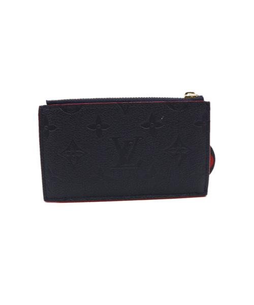 LOUIS VUITTON（ルイ ヴィトン）LOUIS VUITTON (ルイヴィトン) ポルト カルト・ジップ ネイビー モノグラム M68338 NZ3199の古着・服飾アイテム