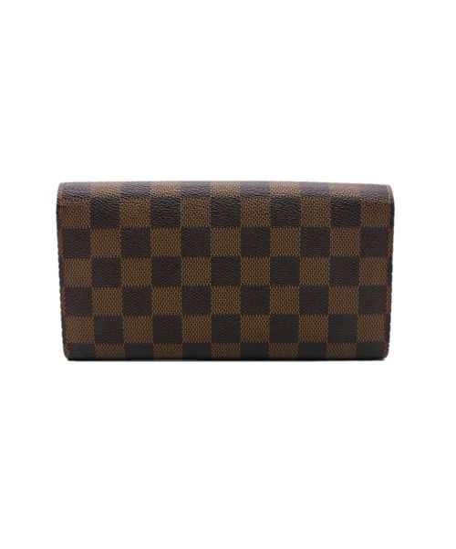 LOUIS VUITTON（ルイ ヴィトン）LOUIS VUITTON (ルイヴィトン) 長財布 ブラウン ダミエ N61734 SD4079の古着・服飾アイテム