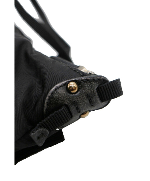 Salvatore Ferragamo（サルヴァトーレ フェラガモ）Salvatore Ferragamo (サルヴァトーレフェラガモ) ヴァラショルダーバッグ ブラック EZ-21 B670の古着・服飾アイテム