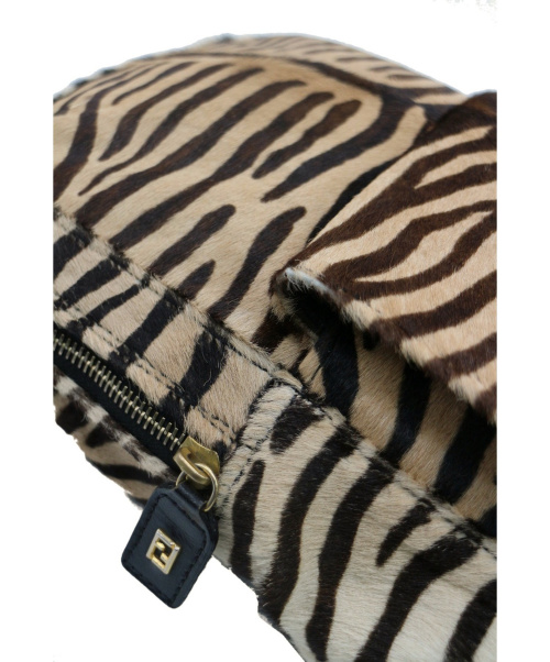 FENDI（フェンディ）FENDI (フェンディ) ハラコバックパック ブラウン 2211 26428 79の古着・服飾アイテム
