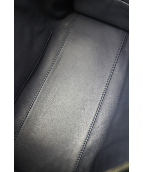 LOEWE（ロエベ）LOEWE (ロエベ) レザーハンドバッグ ネイビー 421403の古着・服飾アイテム