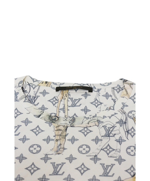 LOUIS VUITTON（ルイ ヴィトン）LOUIS VUITTON (ルイヴィトン) 半袖カットソー ホワイト サイズ:XLの古着・服飾アイテム