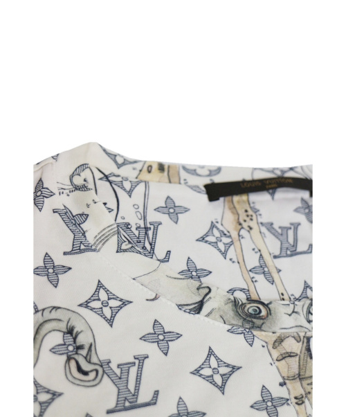 LOUIS VUITTON（ルイ ヴィトン）LOUIS VUITTON (ルイヴィトン) 半袖カットソー ホワイト サイズ:XLの古着・服飾アイテム