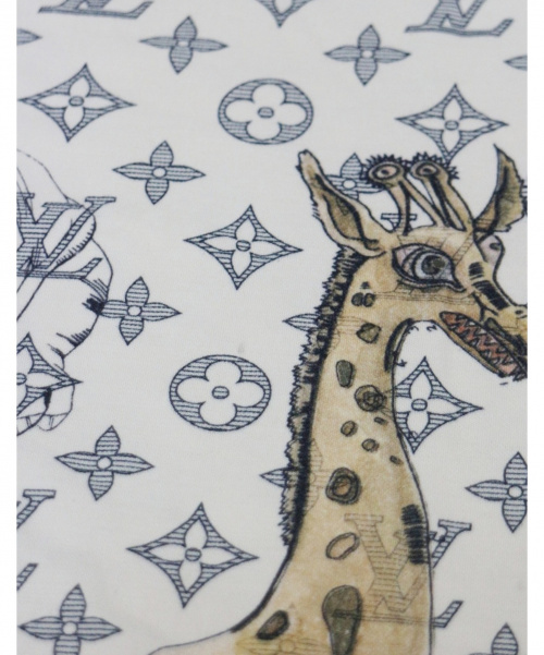 LOUIS VUITTON（ルイ ヴィトン）LOUIS VUITTON (ルイヴィトン) 半袖カットソー ホワイト サイズ:XLの古着・服飾アイテム