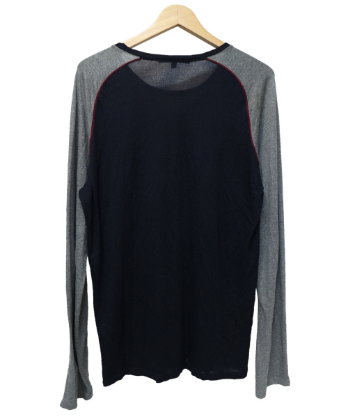 GUCCI（グッチ）GUCCI (グッチ) ロングスリーブカットソー ネイビー サイズ:Lの古着・服飾アイテム