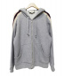 GUCCI（グッチ）の古着「テクニカルラインジップパーカー」｜グレー