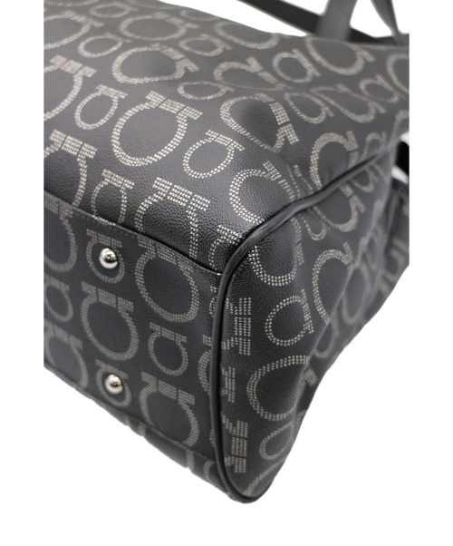 Salvatore Ferragamo（サルヴァトーレ フェラガモ）Salvatore Ferragamo (サルヴァトーレフェラガモ) ガンチーニトートバッグ ブラック AU-21 7918の古着・服飾アイテム