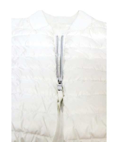 MONCLER（モンクレール）MONCLER (モンクレール) ダウンジャケット ホワイト サイズ:4の古着・服飾アイテム