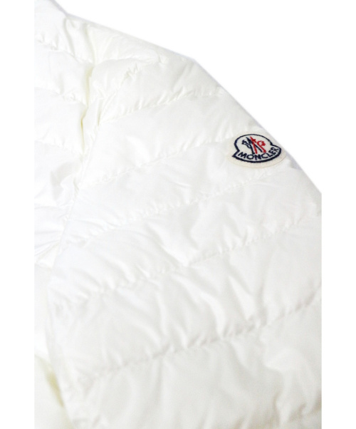 MONCLER（モンクレール）MONCLER (モンクレール) ダウンジャケット ホワイト サイズ:4の古着・服飾アイテム