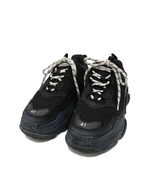BALENCIAGA（バレンシアガ）BALENCIAGA (バレンシアガ) Triple S ブラック サイズ:27 534162 W09O1の古着・服飾アイテム