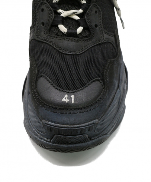 BALENCIAGA（バレンシアガ）BALENCIAGA (バレンシアガ) Triple S ブラック サイズ:27 534162 W09O1の古着・服飾アイテム
