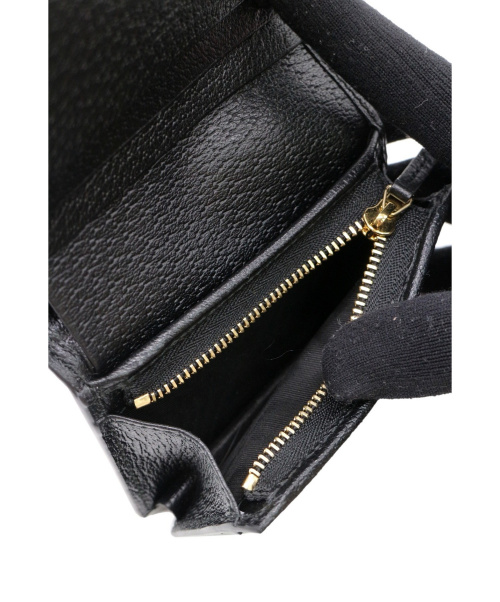 GUCCI（グッチ）GUCCI (グッチ) 2つ折り財布 ブラック 523155 0959の古着・服飾アイテム